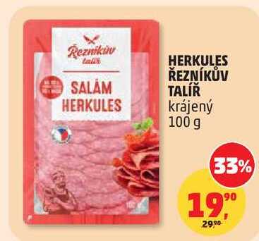 HERKULES ŘEZNÍKŮV TALÍŘ krájený, 100 g