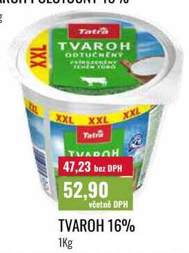 TVAROH 16%, 1Kg  