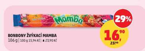 BONBONY ŽVÝKACÍ MAMBA, 106 g
