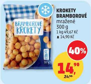 KROKETY BRAMBOROVÉ mražené, 300 g
