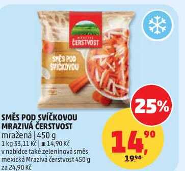 SMĚS POD SVÍČKOVOU MRAZIVÁ ČERSTVOST mražená, 450 g