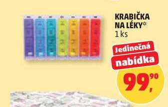 KRABIČKA NA LÉKY, 1ks 