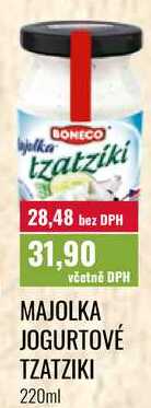 MAJOLKA JOGURTOVÉ TZATZIKI 220ml