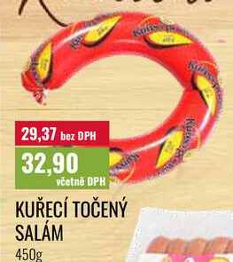 KUŘECÍ TOČENÝ SALÁM, 450g 