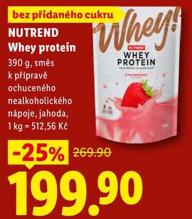 NUTREND Whey protein, 390 g