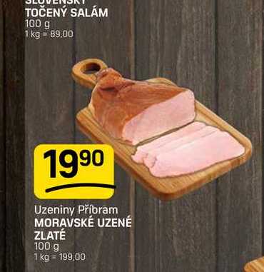 MORAVSKÉ UZENÉ ZLATÉ 100 g