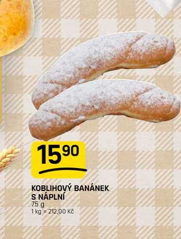 KOBLIHOVÝ BANÁNEK S NÁPLNÍ 75 g