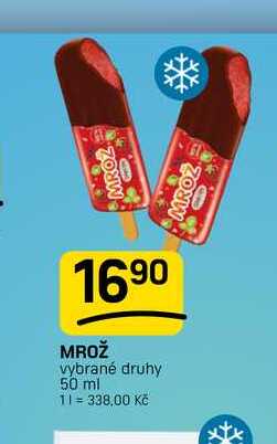 MROŽ vybrané druhy 50 ml