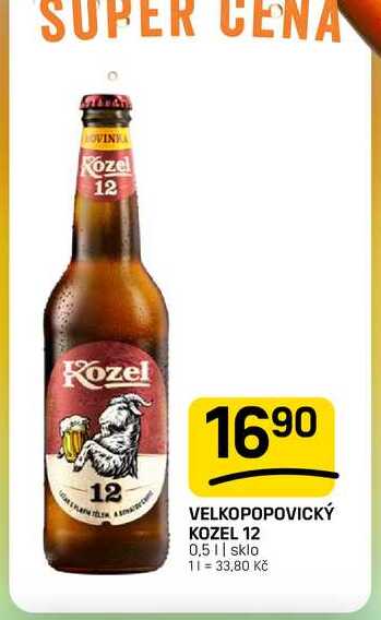 VELKOPOPOVICKÝ KOZEL 12 0,5l