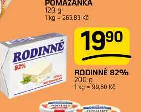 RODINNÉ 82% 200 g