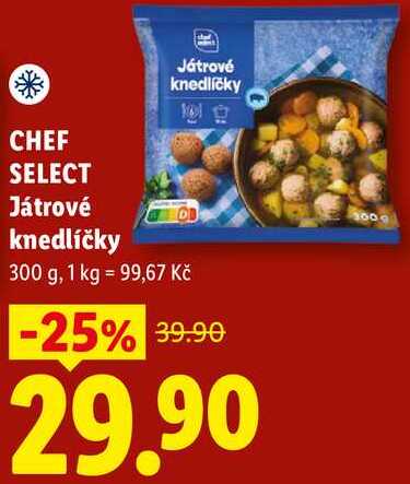 CHEF SELECT Játrové knedlíčky, 300 g