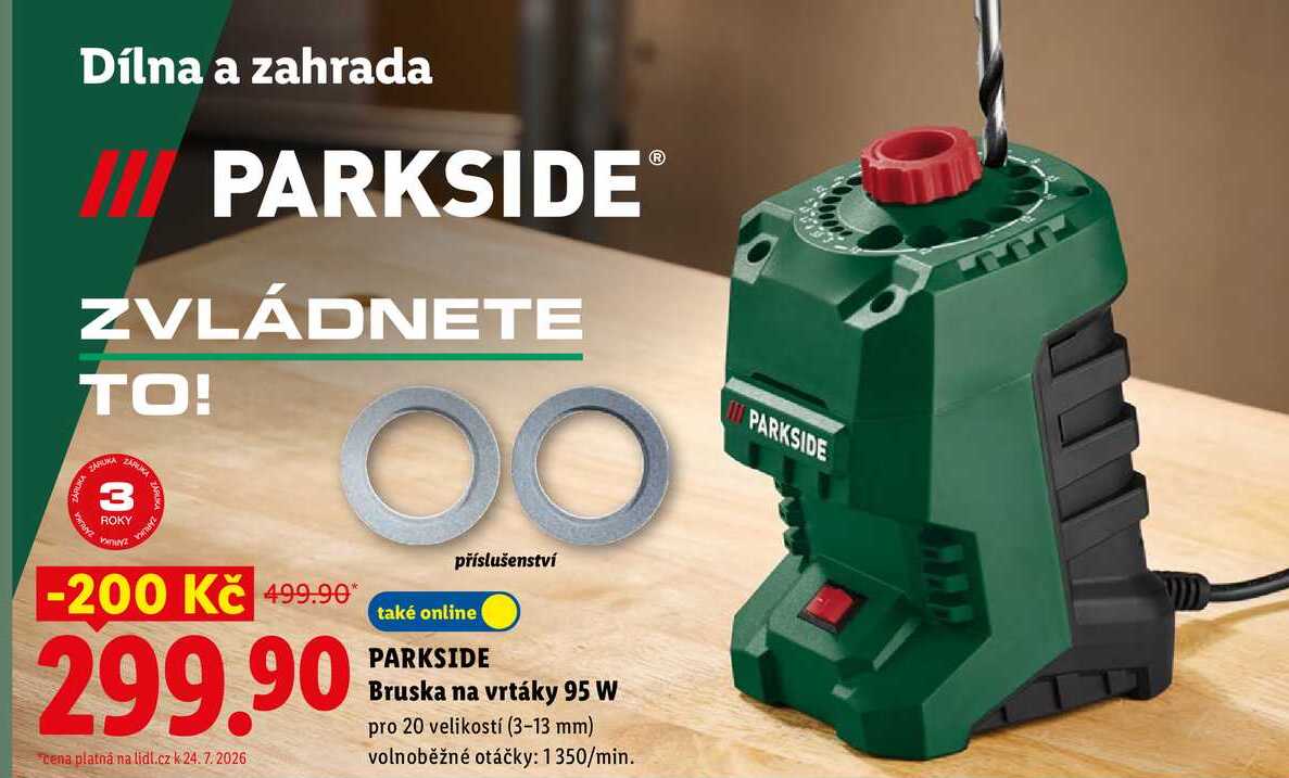 PARKSIDE Bruska na vrtáky 95 W 