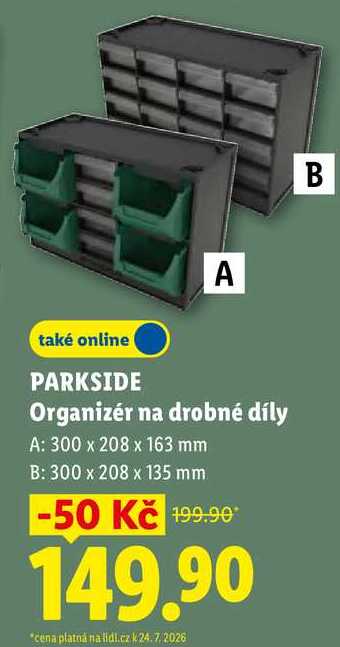 PARKSIDE Organizér na drobné díly 