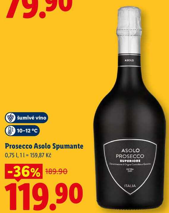 Prosecco Asolo Spumante, 0,75 l