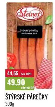 ŠTÝRSKÉ PÁREČKY, 300g