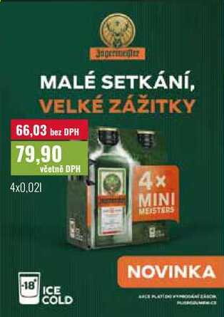 Jägermeister 4x0,02l