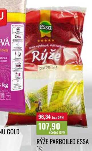 RÝŽE PARBOILED ESSA, 5Kg 