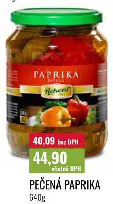 PEČENÁ PAPRIKA, 640g