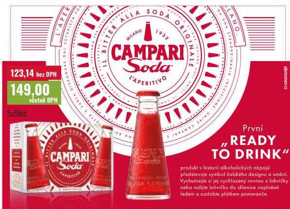 CAMPARI Soda 5x98cl