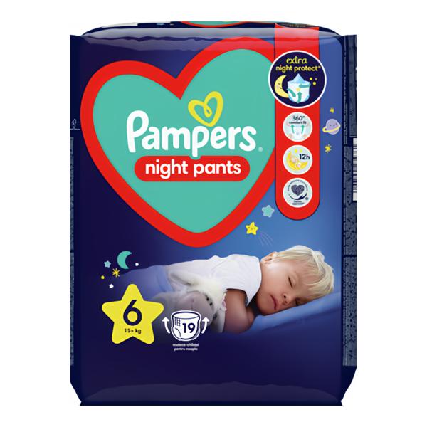 Pampers Night Pants Plenkové Kalhotky vel. 6 (15+ kg)