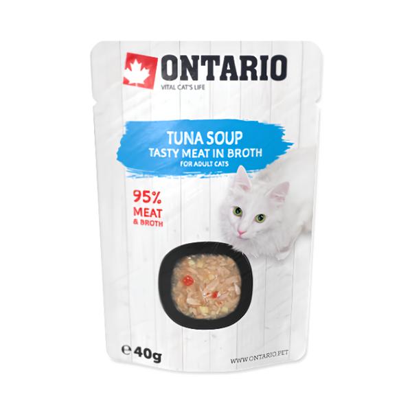 Ontario Polévka tuňák pro kočky