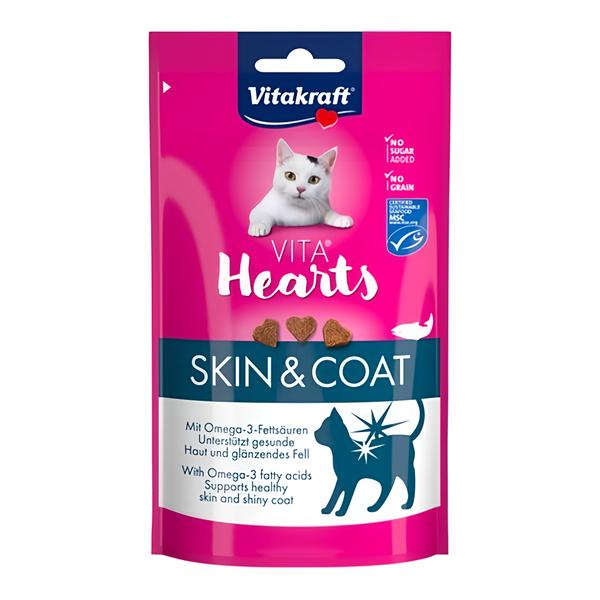 Vitakraft Vita Hearts Skin and Coat - losos