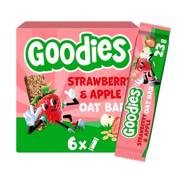 Goodies Ovesné tyčinky jahoda a jablko (6x 23 g)