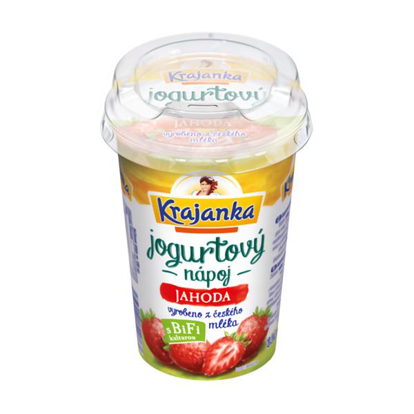 Krajanka Jogurtový nápoj 1,3% jahoda