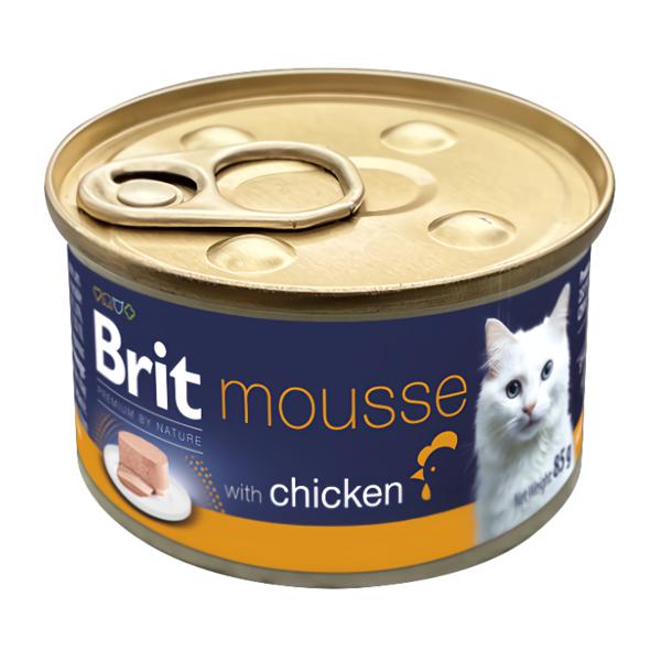 Brit Premium by Nature Cat Can with Chicken, pro kočky