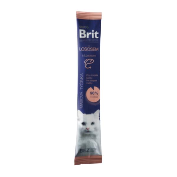 Brit Premium by Nature Cat Meaty Stick Adult Salmon, pro kočky