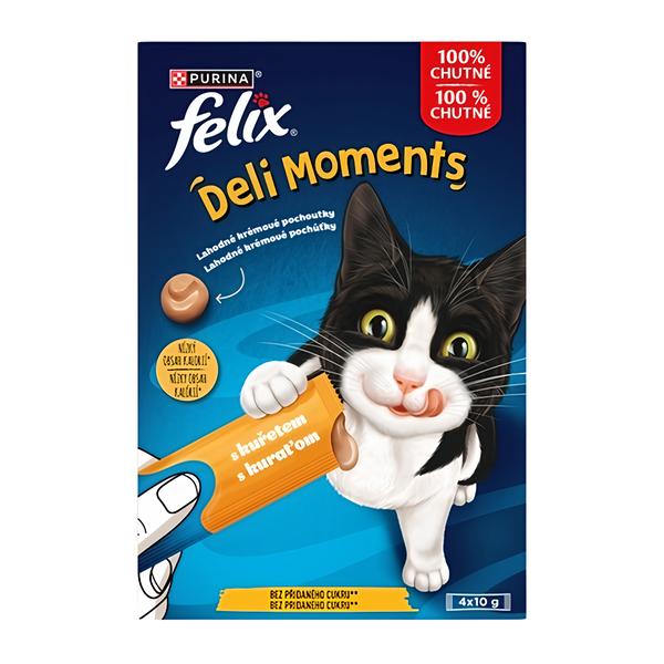 Felix DELIMOMENTS s příchutí kuřete 4x10g