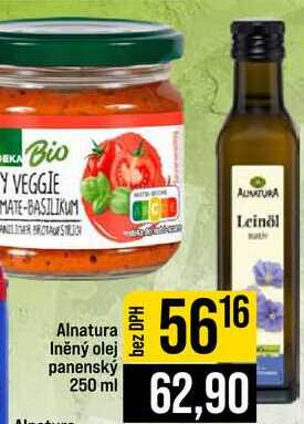 Alnatura Iněný olej panenský 250 ml