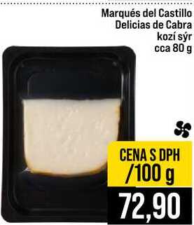 Marqués del Castillo Delicias de Cabra kozí sýr cca 80 g