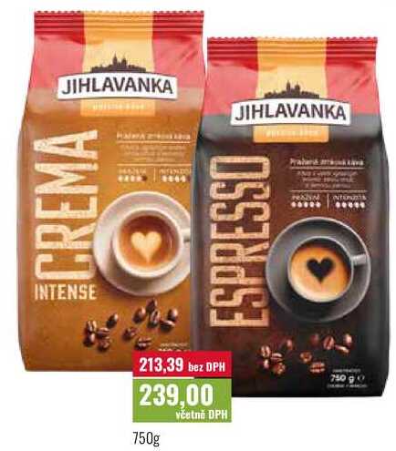 JIHLAVANKA INTENSE CREMA/ESPRESSO 750g