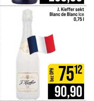 J. Kieffer sekt Blanc de Blanc Ice 0,75l