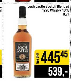 Loch Castle Scotch Blended 12YO Whisky 40% 0,7l