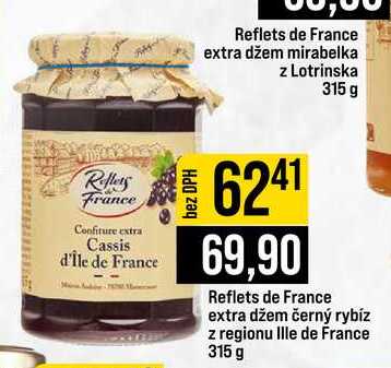 Reflets de France extra džem černý rybíz z regionu Ille de France 315 g