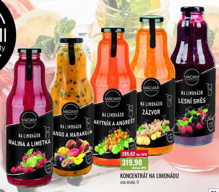 KONCENTRÁT NA LIMONÁDU 1l