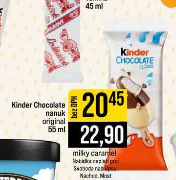 Kinder Chocolate nanuk original 55 ml 