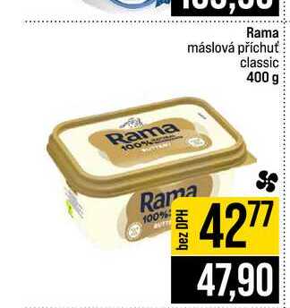 Rama máslová příchuť classic 400 g