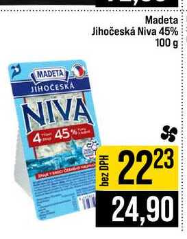 Madeta Jihočeská Niva 45% 100 g 