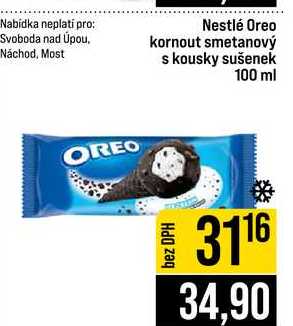 Nestlé Oreo kornout smetanový s kousky sušenek 100 ml