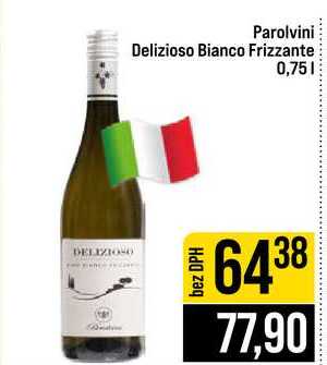 Parolvini Delizioso Bianco Frizzante 0,75l
