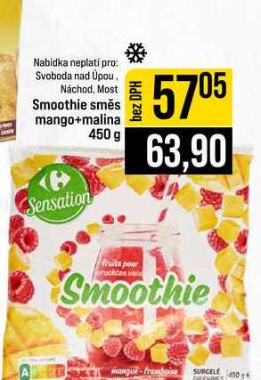 Smoothie směs mango+malina 450 g