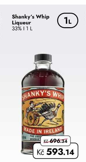 Shanky's Whip Liqueur 33% 1 L