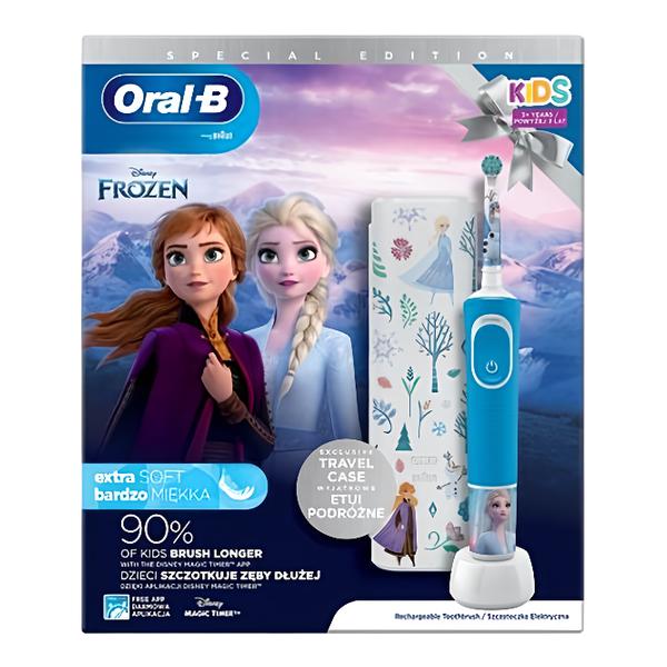 Oral-B Elektrický kartáček Vitality Pro Kids Frozen + cestovní pouzdro Košík.cz