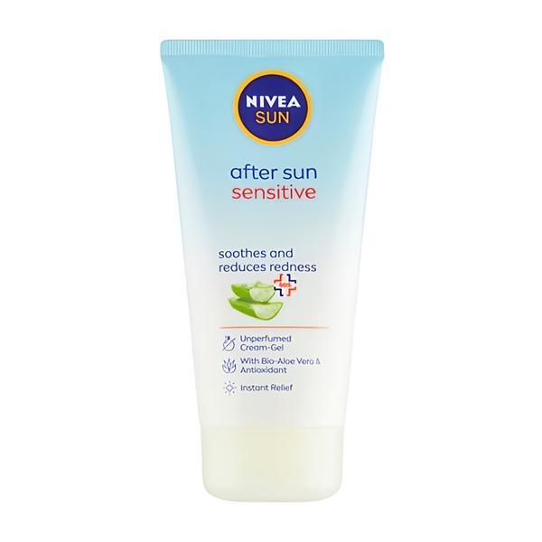 Nivea After Sun Sensitive Zklidňující gelový krém po opalování Košík.cz