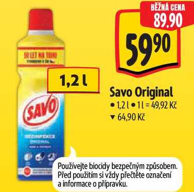 Savo Original, 1,2 l