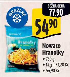 Nowaco Hranolky, 750 g
