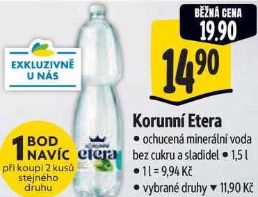 Korunní Etera, 1,5 l